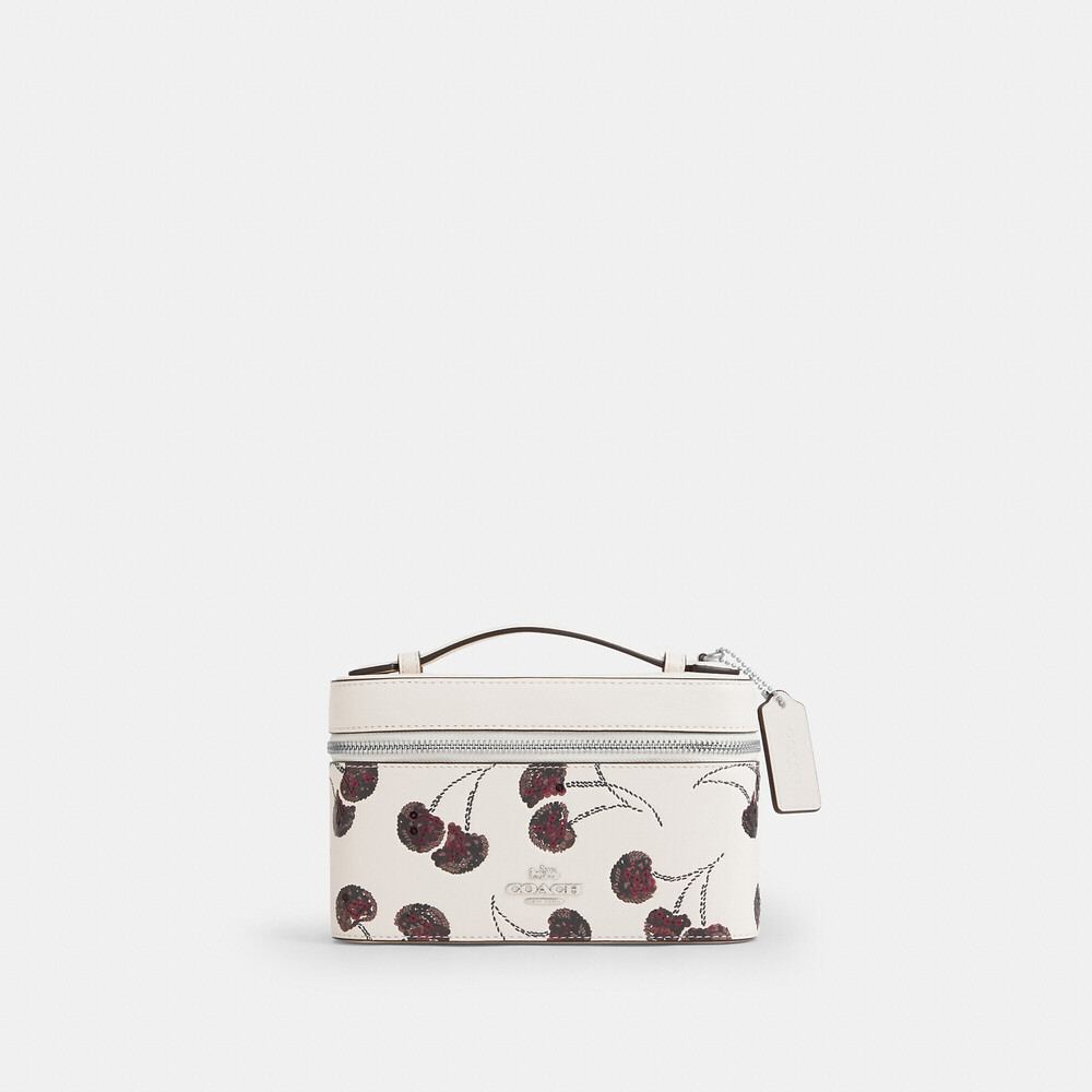 Coach Outlet Cosmetic Case With Cherry Print